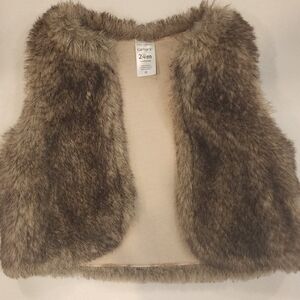 Carter's Faux Fur Vest 24 Months